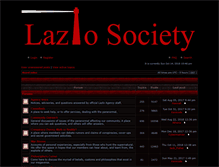 Tablet Screenshot of lazlosociety.org